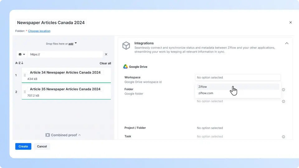 Search smarter, work faster with Ziflow and Google Drive plugins-1